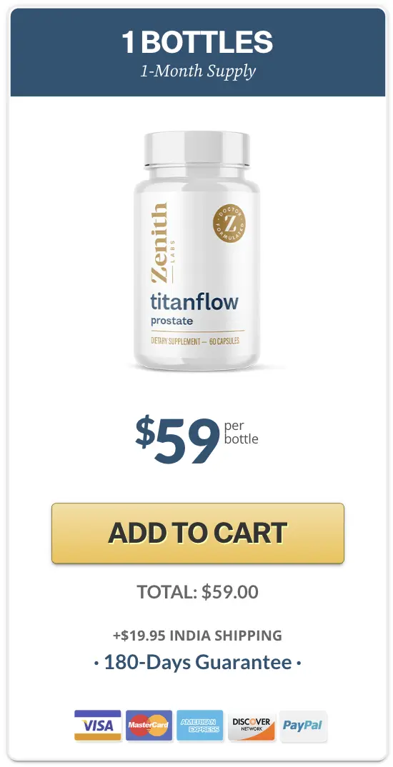 TitanFlow one bottle